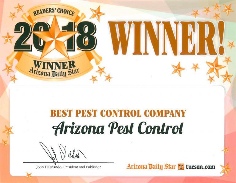 Arizona Pest Control Tucson's 1 Pest Control & Termite Control
