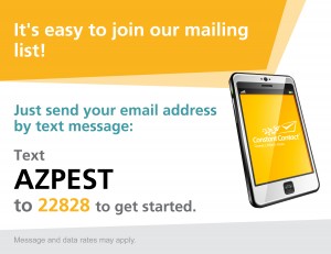 Arizona Pest Control Newsletter Signup